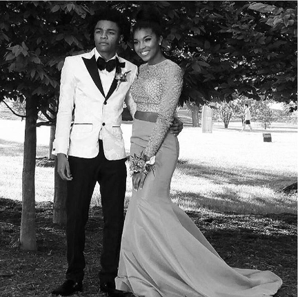 NELLY SON CORNELL TRE HAYES III PROM